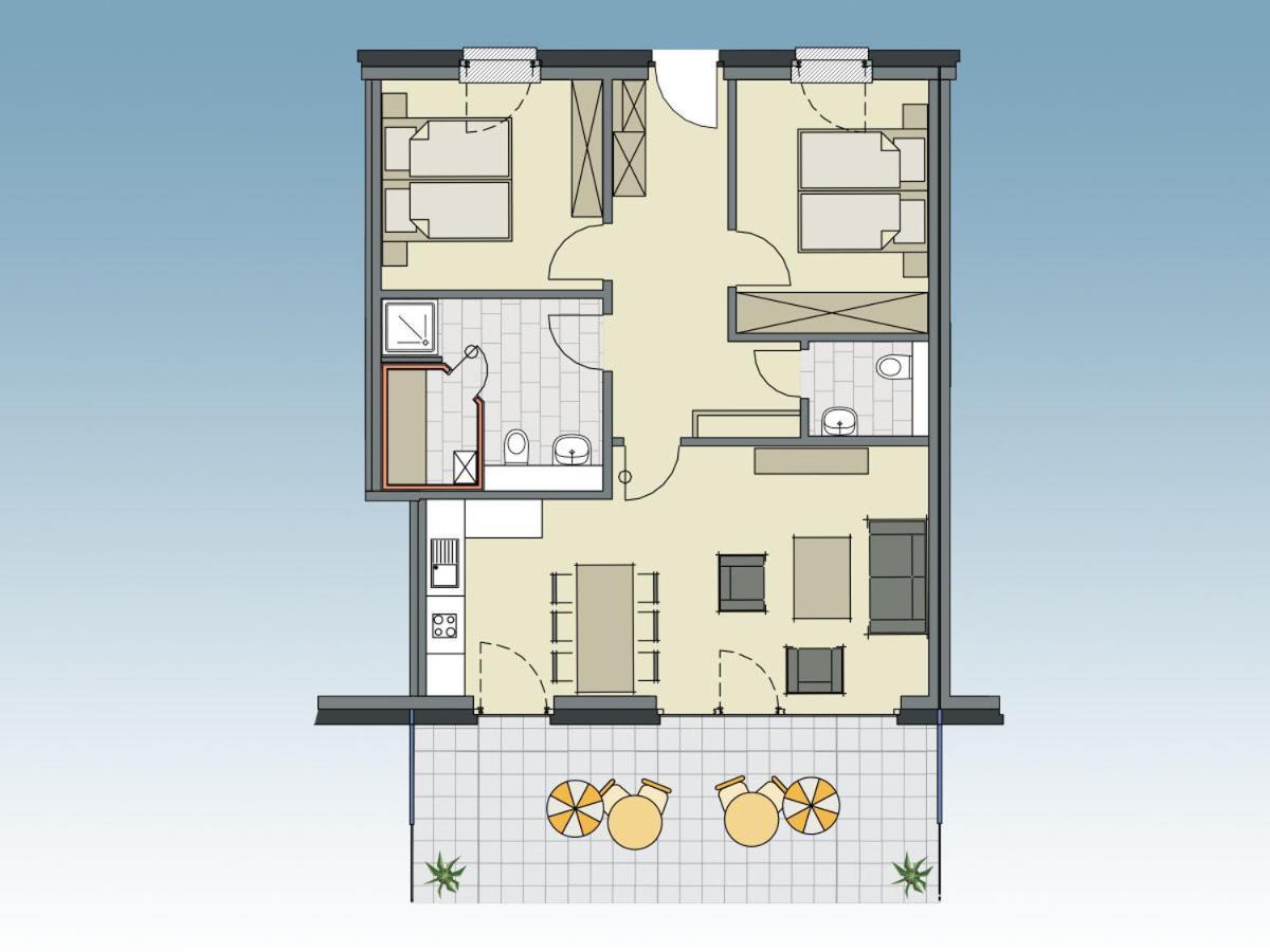 5 Sterne Penthouse Deichsuite Бюзум Екстер'єр фото